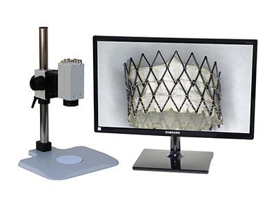 HDAF900LBSm24 hd 1080p standalone Auto Focus Digital Microscope with basic stand and 24 inch hd monitor