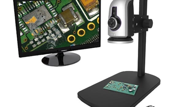 Omni-core hd 1080p auto focus Integrated Measurement Digital Microscope PCB application
