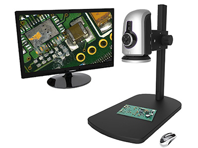 Omni-core hd 1080p auto focus Integrated Measurement Digital Microscope PCB application