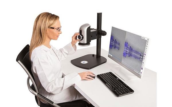Omni-Core hd 1080p auto focus Integrated Measurement Digital Microscope Side by Side image comparison