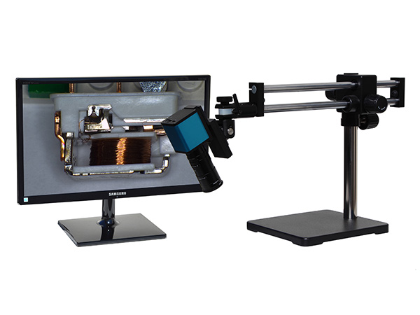 microscope with camera and monitor