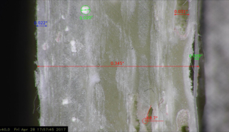 Omni-core hd 1080p auto focus digital microscope with Laminate angled Measurement