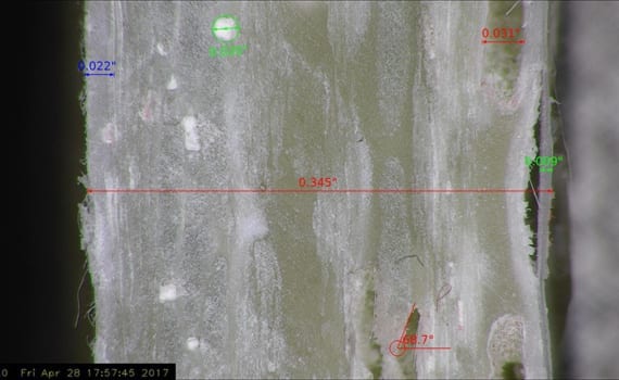 Omni-core hd 1080p auto focus digital microscope with Laminate angled Measurement