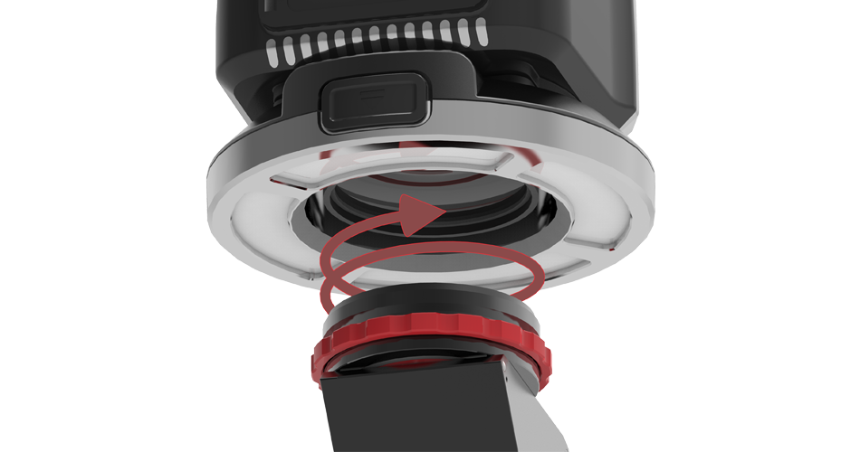 Omni-Core Auto Focus Optional 360 rotating viewer installation