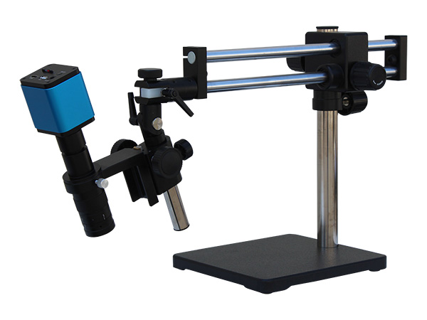 HD305LDU HD 1080p Economy Digital Microscope with dual sliding arm stand