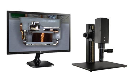 MX8000 HD 1080p Auto Calibration Measurement Digital Microscope with 24 inch hd monitor and optional coaxial lighting port