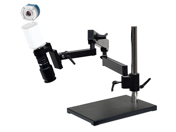 4K301LAB 4K Ultra HD Pure HDMI Digital Microscope with articulating arm stand