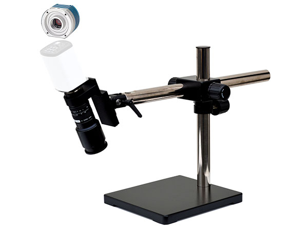 4K301LUS 4K Ultra HD Pure HDMI Digital Microscope with universal boom stand